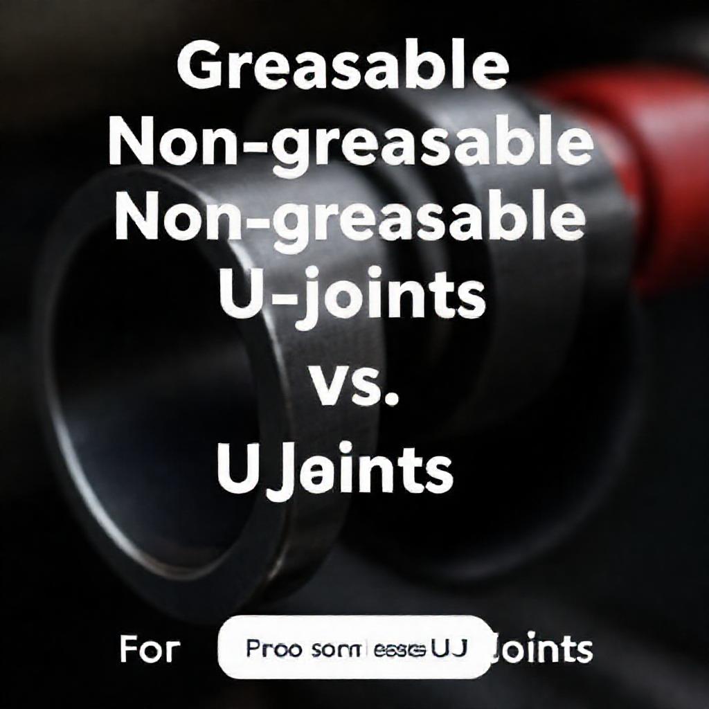 Greasable Vs Non-greasable U-joints: Pros and Cons Explained