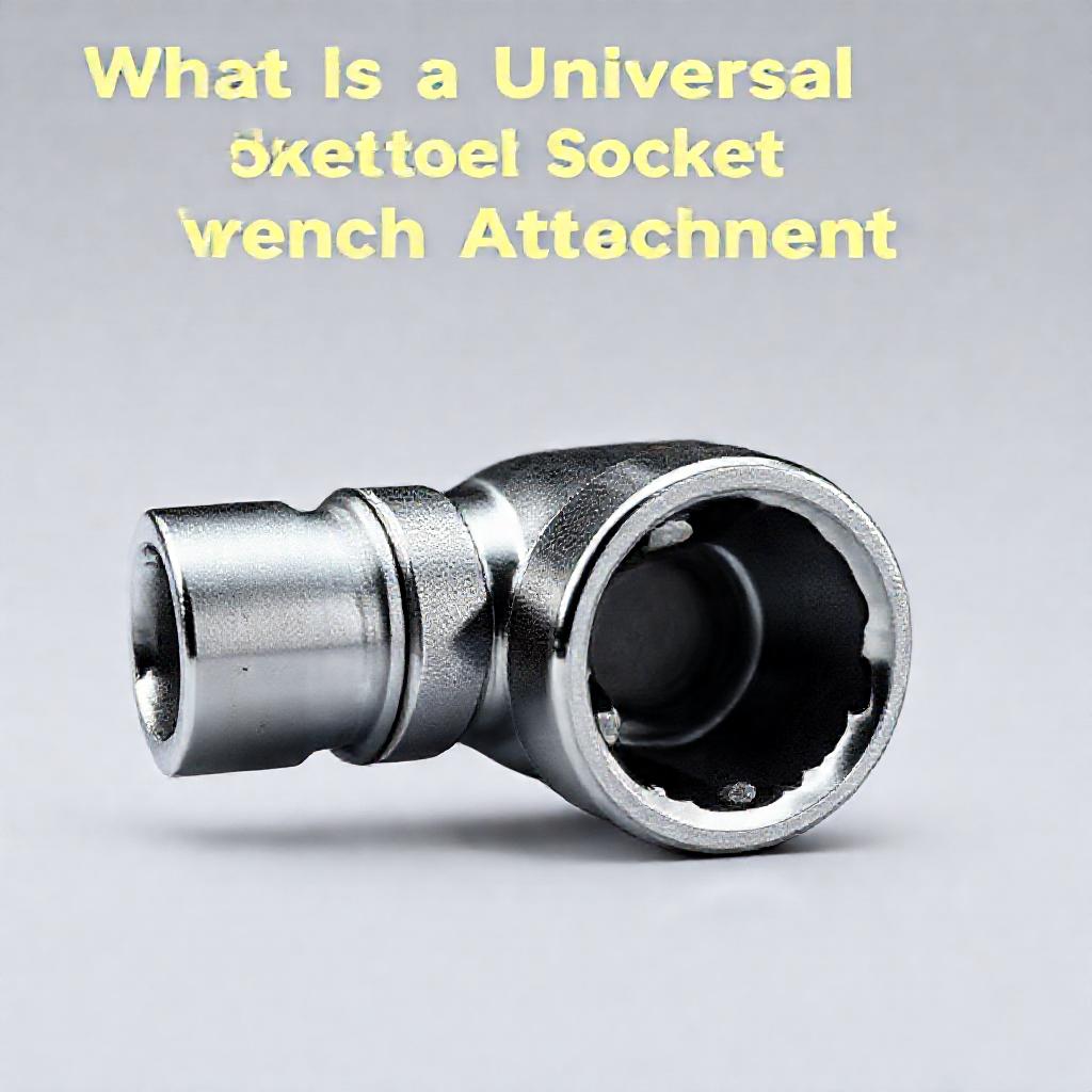Universal Joint Socket Wrench Attachment