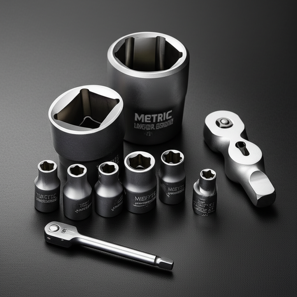 Metric Universal Joint Socket Set