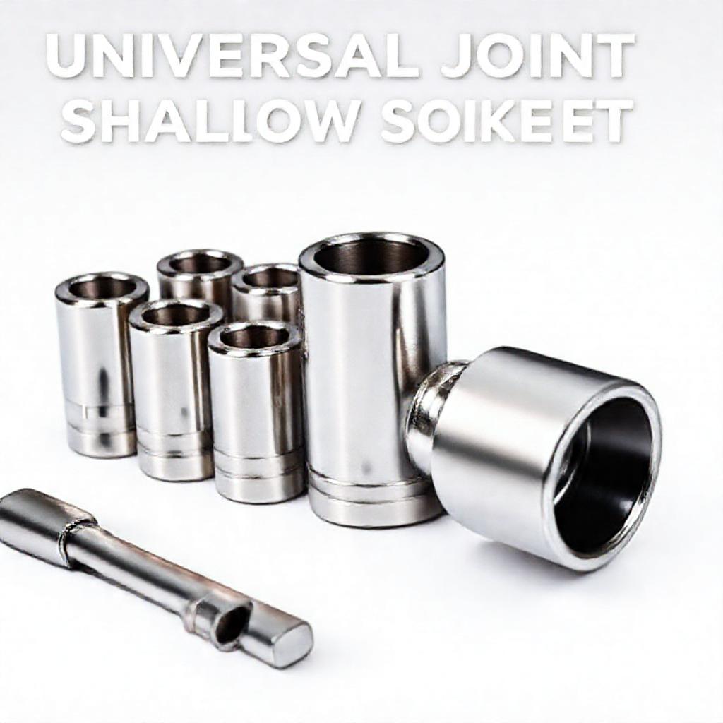 Universal Joint Shallow Socket Set
